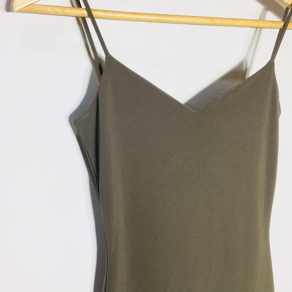XXS Army green bodycon cami dress Boom Boom